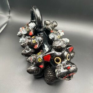 Redware Japan poodle spice rack